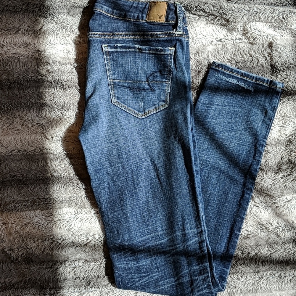 American Eagle Distress Skinny Jeans